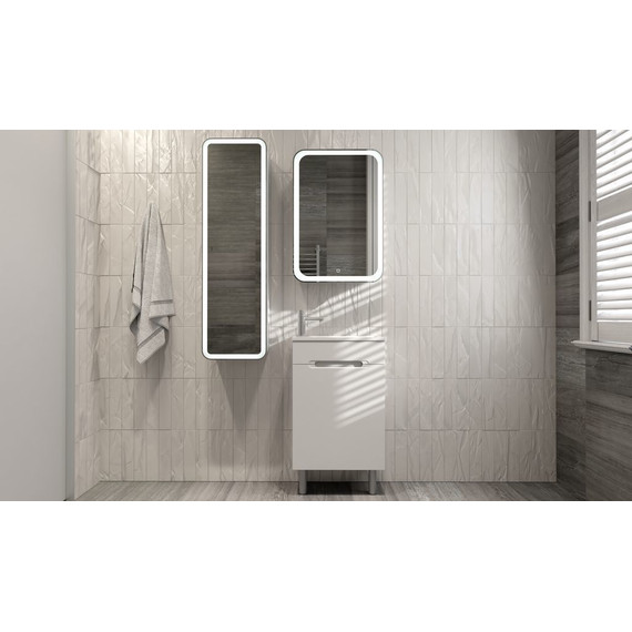 Зеркало-шкаф Jorno Modul 50 см Mol.03.50/P/W/JR, белый - 4 Зеркало-шкаф Jorno Modul 50 см Mol.03.50/P/W/JR, белый фото 4