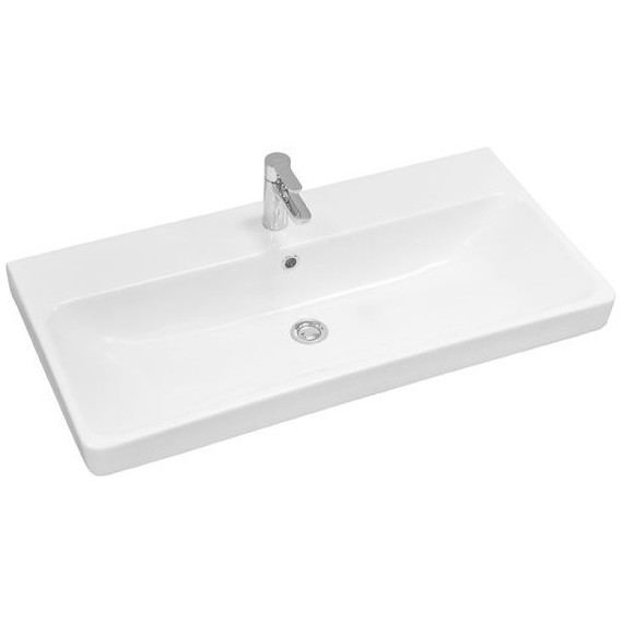 Тумба подвесная с раковиной Comforty Дублин 90 см, белый - 2 Тумба подвесная с раковиной Comforty Дублин 90 см, белый фото 2