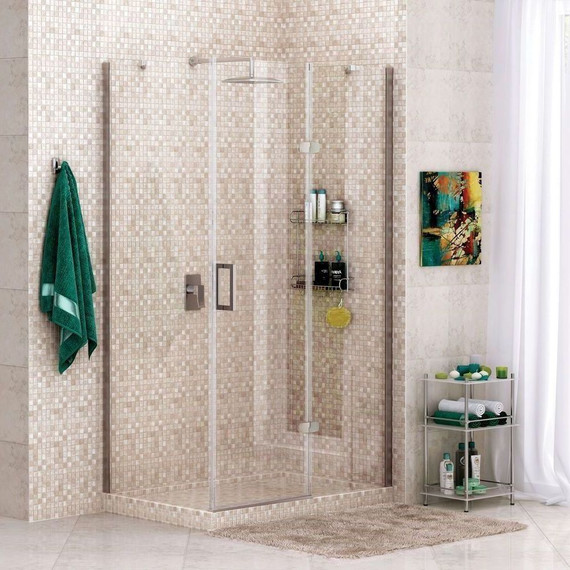 Душевое ограждение WasserKraft Aller 120x100 см 10H10R (стекло 8 мм), хром/прозрачное фото 4