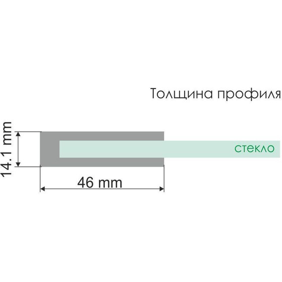 Душевая перегородка WasserKraft Aller 80 см 10H06-RP80 Fixed (стекло 8 мм), хром/прозрачное фото 2