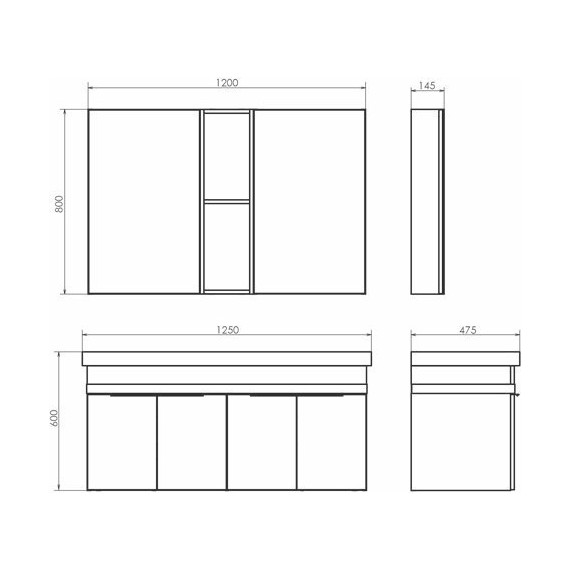 Тумба подвесная с раковиной Comforty Дуэт 125 см, дуб натуральный - 9 Тумба подвесная с раковиной Comforty Дуэт 125 см, дуб натуральный фото 9