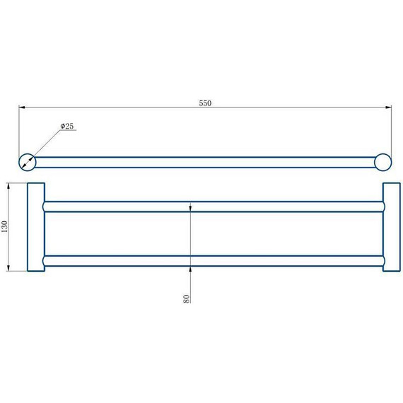 Полотенцедержатель Haiba HB8409-4, цвет бронза - 2 Полотенцедержатель Haiba HB8409-4, цвет бронза фото 2