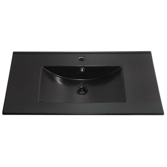 Тумба напольная с раковиной Comforty Равенна 90 см, дуб тёмно-коричневый фото 2