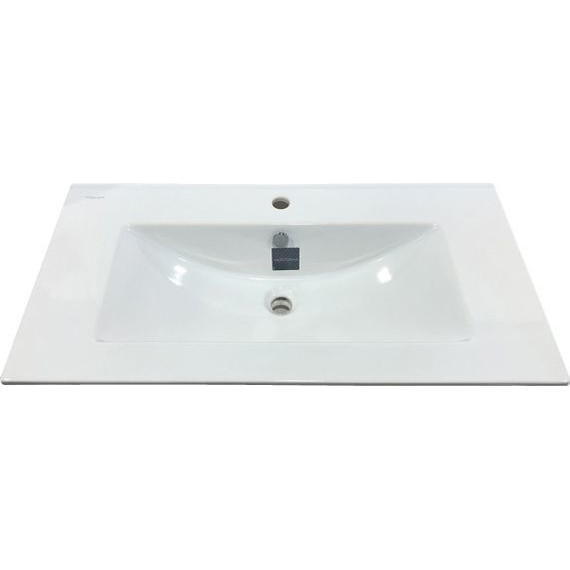 Тумба подвесная с раковиной Comforty Франкфурт 90 см (раковина Quadro 90 белая), бетон светлый фото 2