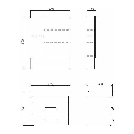 Тумба подвесная с раковиной Comforty Никосия 60П 60 см, дуб тёмный фото 9
