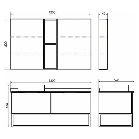 Тумба подвесная с раковиной Comforty Порто 120-1 см, дуб дымчатый фото 8