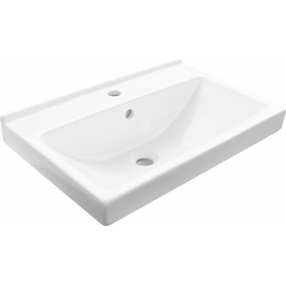 Тумба подвесная с раковиной Comforty Осло 60 см, дуб тёмно-коричневый фото 2