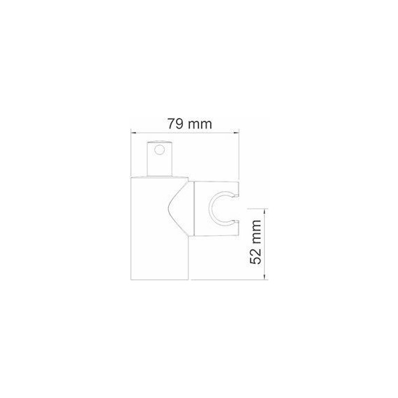 Держатель душевой лейки WasserKraft A013 фото 2