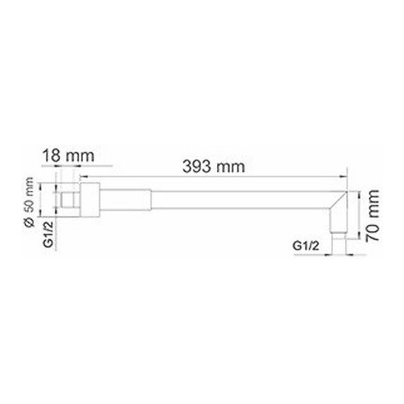 Кронштейн стеновой WasserKraft A019 фото 2