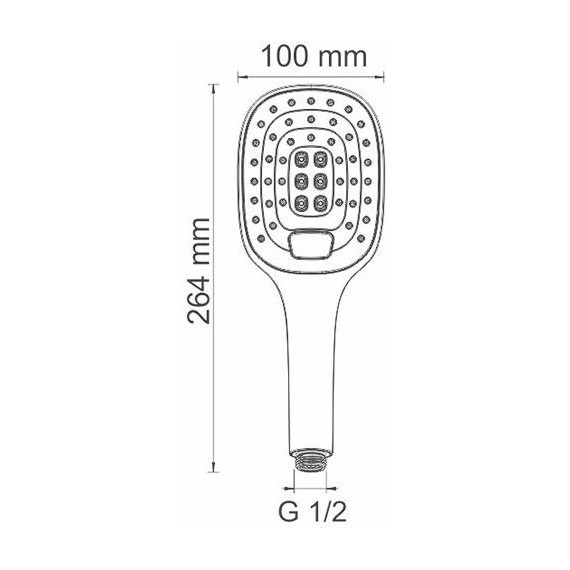 Ручной душ WasserKraft A062 фото 5