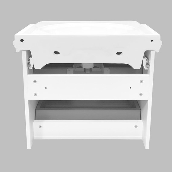 Тумба подвесная с раковиной Comforty Неаполь 65 см, белый - 7 Тумба подвесная с раковиной Comforty Неаполь 65 см, белый фото 7