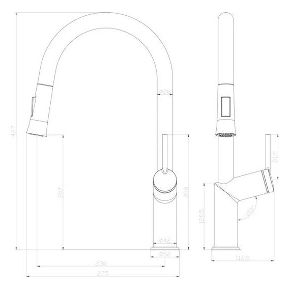 Смеситель для кухни Lemark Minima LM3805C - 7 Смеситель для кухни Lemark Minima LM3805C фото 7