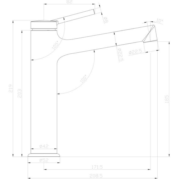 Смеситель для раковины Lemark Minima LM3837C - 6 Смеситель для раковины Lemark Minima LM3837C фото 6