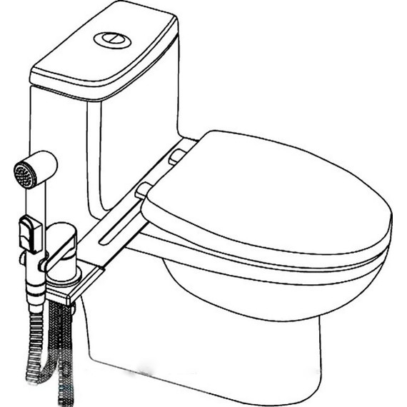 Смеситель Lemark Solo LM7170CW с гигиеническим душем, устанавливаемый на унитаз - 3 Смеситель Lemark Solo LM7170CW с гигиеническим душем, устанавливаемый на унитаз фото 3