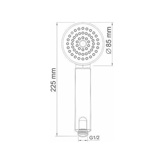 Ручной душ WasserKraft A034 фото 3