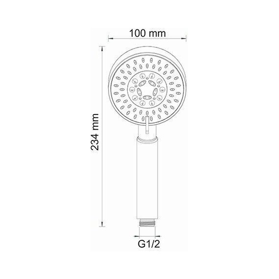 Ручной душ WasserKraft A036 фото 7