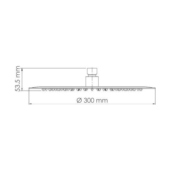 Верхний душ WasserKraft 300x300 мм A116 фото 3