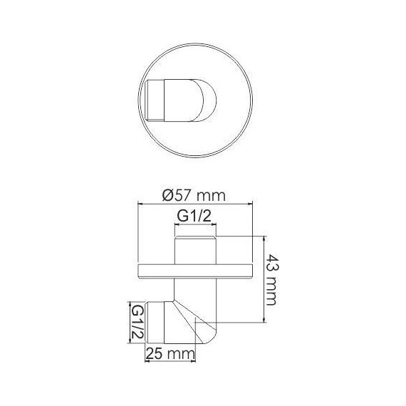 Шланговое подсоединение WasserKraft A134 - 2 Шланговое подсоединение WasserKraft A134 фото 2