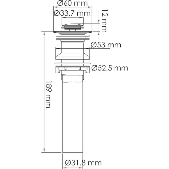 Донный клапан WasserKraft A252, золото матовое - 2 Донный клапан WasserKraft A252, золото матовое фото 2