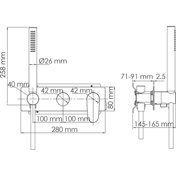 Смеситель для душа WasserKraft Dinkel 5877 фото 8