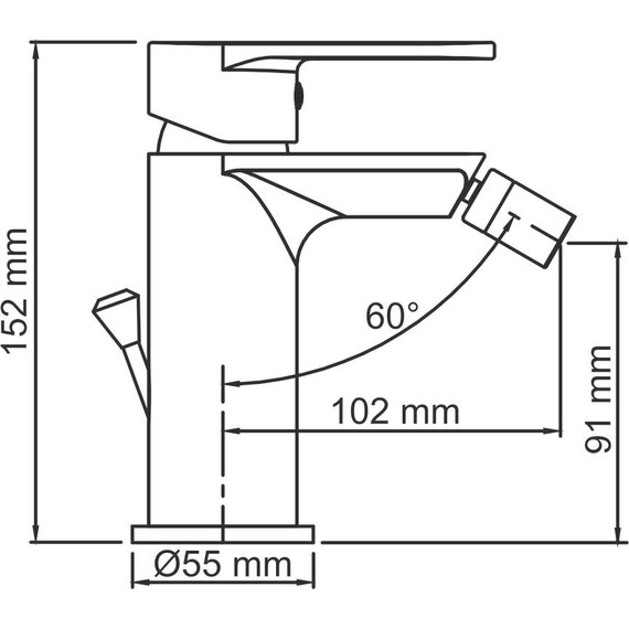 Смеситель для биде WasserKraft Mindel 8506 фото 15
