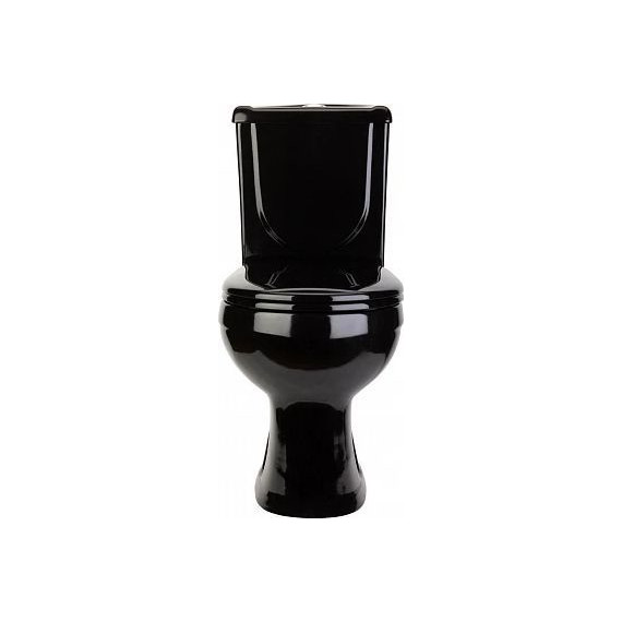 Унитаз-компакт Оскольская керамика Ирида Стандарт (горизонтальный выпуск) с полипропиленовой крышкой 40374130402, черный, Цвет производителя: чёрный - 3 Унитаз-компакт Оскольская керамика Ирида Стандарт (горизонтальный выпуск) с полипропиленовой крышкой 40374130402, черный, Цвет производителя: чёрный фото 3