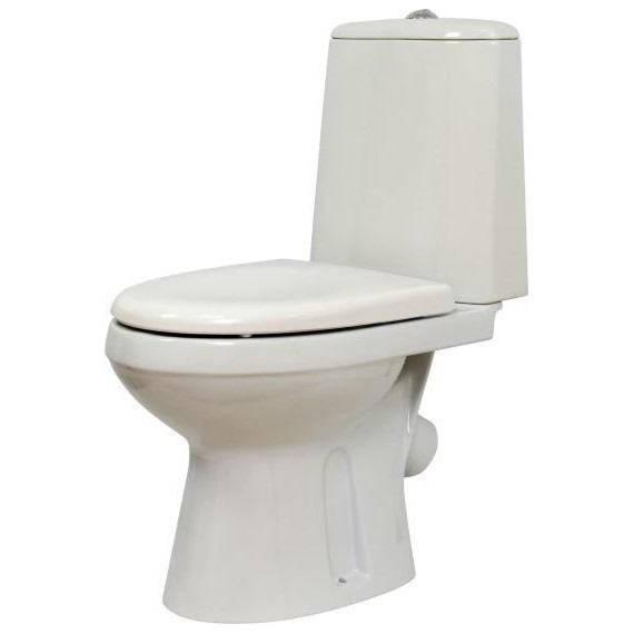 Унитаз-компакт Оскольская керамика Лея Премиум (косой выпуск) с крышкой микролифт 41301130315 фото 2