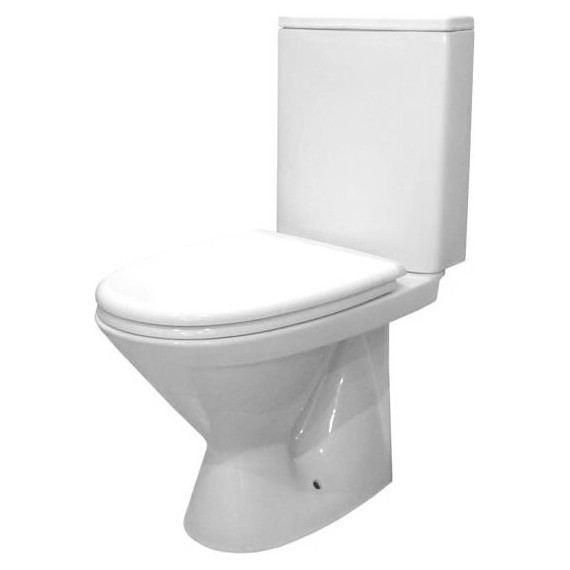 Унитаз-компакт Оскольская керамика Фиона Люкс (косой выпуск) с крышкой дюропласт 43901130021 фото 2