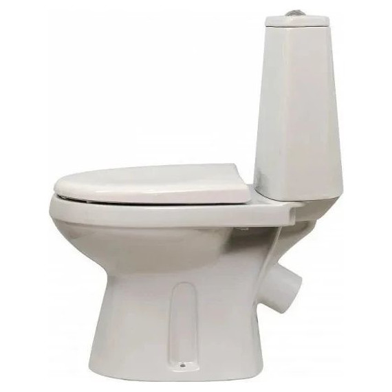 Унитаз-компакт Оскольская керамика Фиона Люкс (косой выпуск) с крышкой дюропласт 43901130021 фото 3