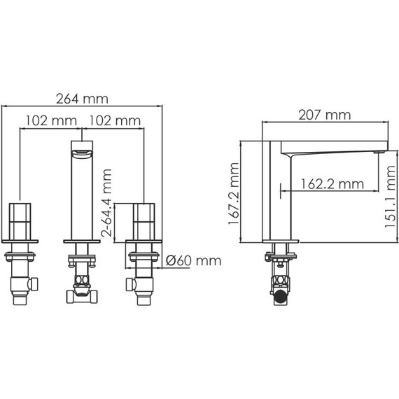 Смеситель для раковины WasserKraft Naab 8635 фото 3