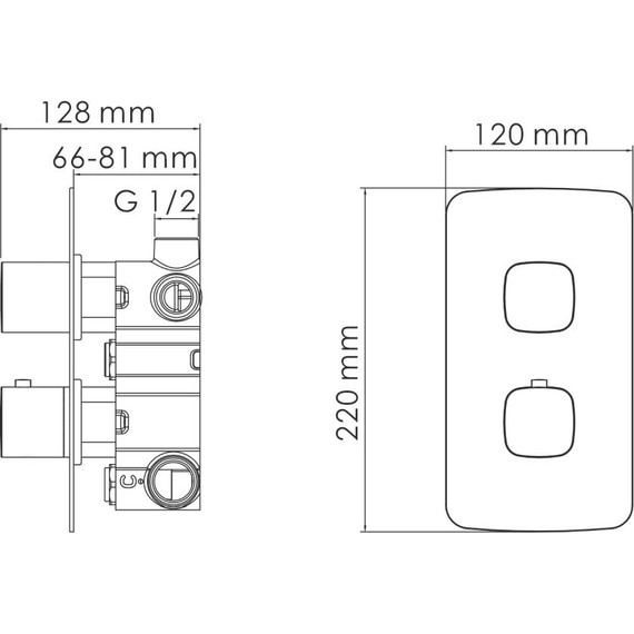 Смеситель для ванны с термостатом WasserKraft Naab 8644 Thermo - 7 Смеситель для ванны с термостатом WasserKraft Naab 8644 Thermo фото 7