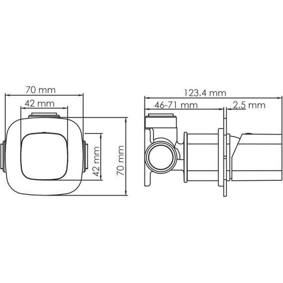 Смеситель для душа WasserKraft Naab 8651 фото 2