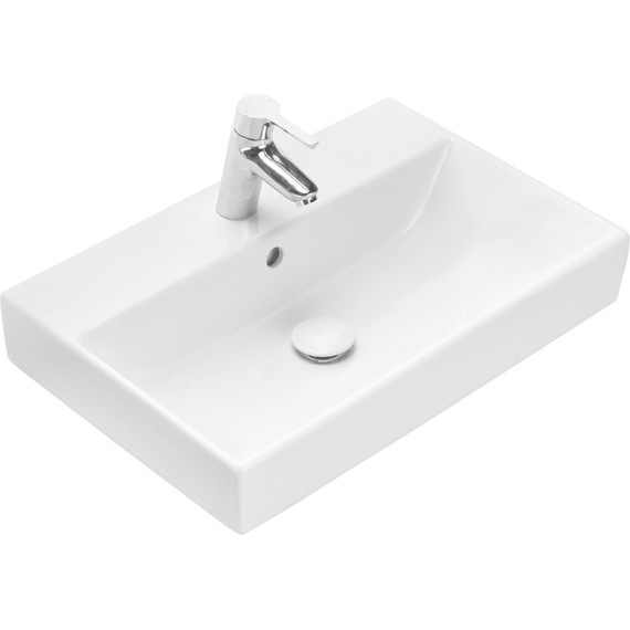 Тумба подвесная с раковиной Roca Oleta 60 см A857639501, белый матовый фото 10