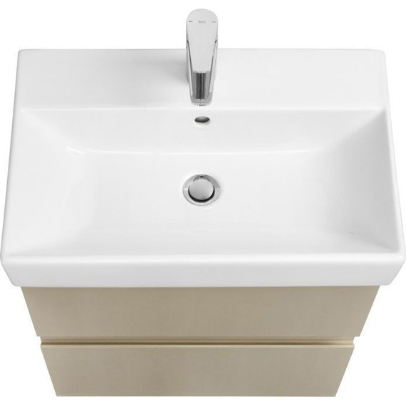 Тумба подвесная с раковиной Roca Oleta 60 см A857639515, капучино фото 2