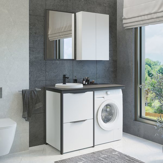 Шкаф подвесной Comforty Лозанна 60 см, белый глянцевый - 2 Шкаф подвесной Comforty Лозанна 60 см, белый глянцевый фото 2