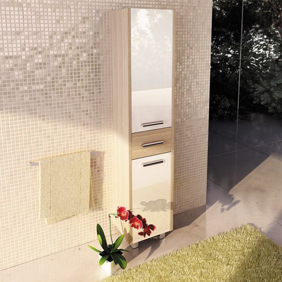 Пенал напольный Comforty Тулуза 40 см, сосна лоредо - 2 Пенал напольный Comforty Тулуза 40 см, сосна лоредо фото 2