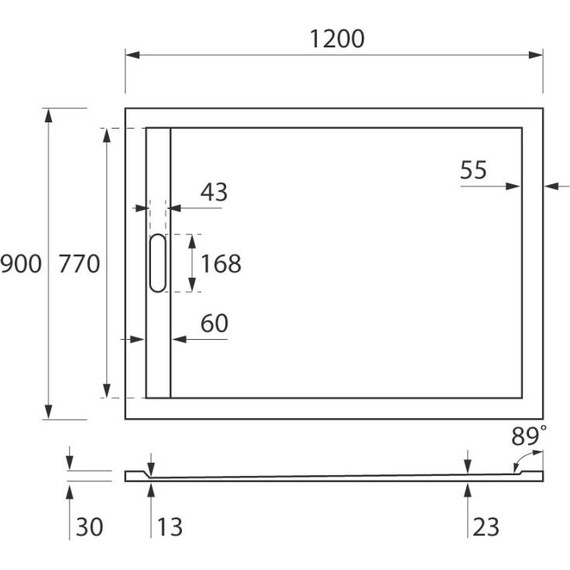 Мраморный поддон Cezares TRAY-AS-AH-120/90-30-NERO 120х90 см, черный - 3 Мраморный поддон Cezares TRAY-AS-AH-120/90-30-NERO 120х90 см, черный фото 3