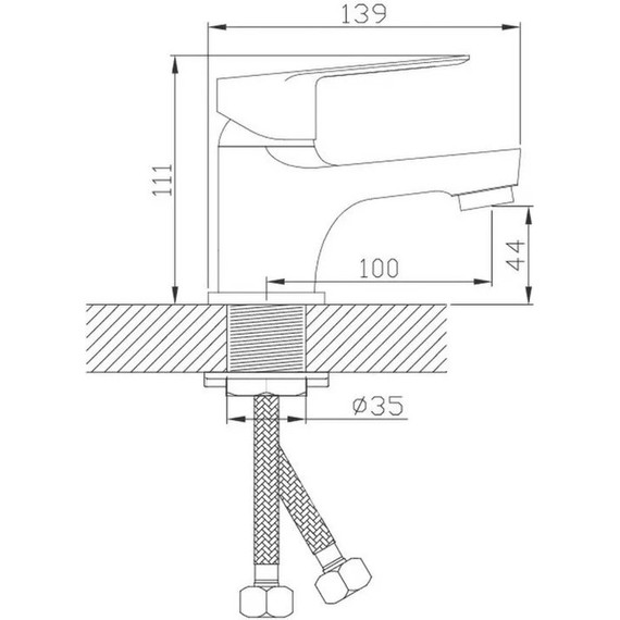 Набор смесителей 3 в 1 для душа Diadonna D80-900119 фото 6