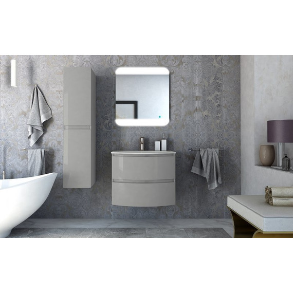 Тумба подвесная с раковиной Cezares Vague 70 см 54854, Grigio Lucido фото 2