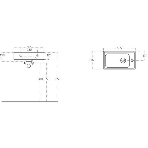 Тумба подвесная с раковиной BelBagno KRAFT MINI-500/260-1A-SO-BO-L 50 см, Bianco Opaco - 3 Тумба подвесная с раковиной BelBagno KRAFT MINI-500/260-1A-SO-BO-L 50 см, Bianco Opaco фото 3