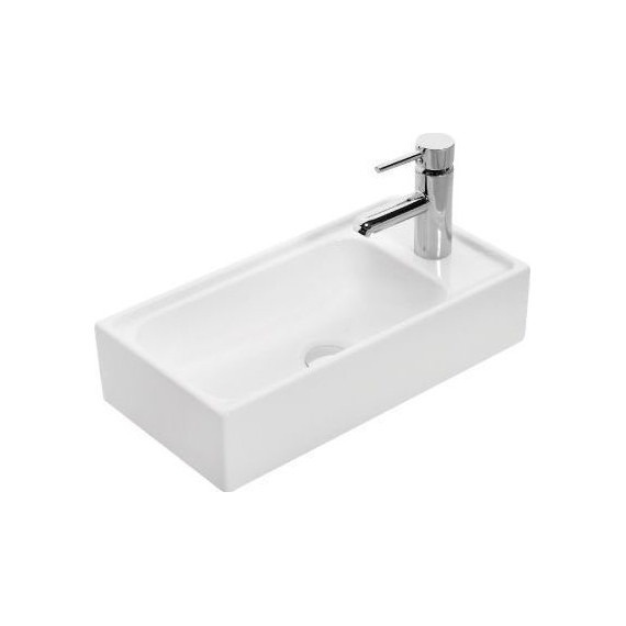 Тумба подвесная с раковиной BelBagno KRAFT MINI-500/260-1A-SO-PP-R 50 см, Pino Pasadena фото 3