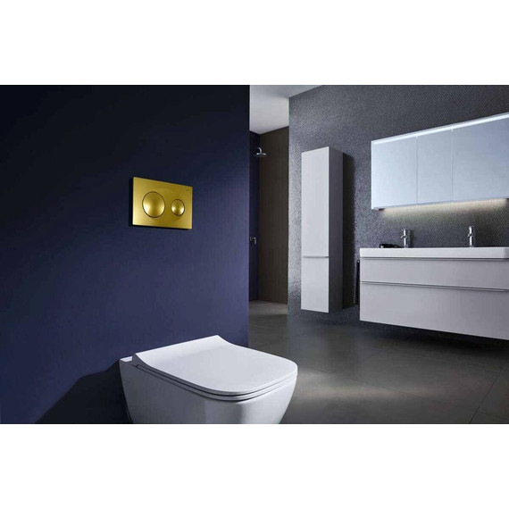 Кнопка смыва Azario AZ-8200-0014, золото глянец фото 2