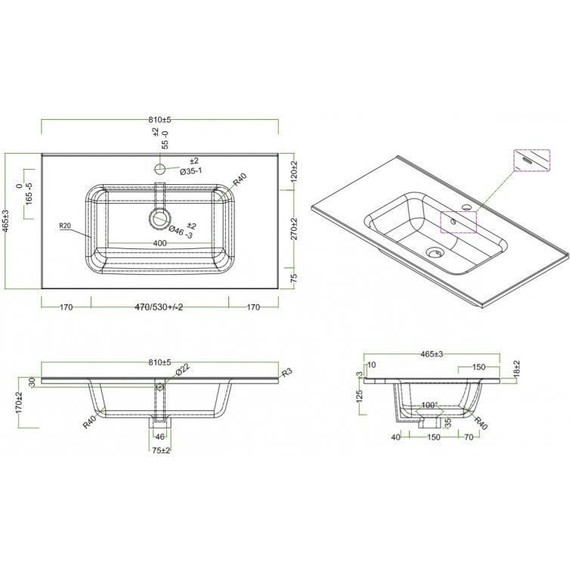 Тумба подвесная с раковиной BelBagno ETNA-H60-800-2C-SO-RN-P 80 см, Rovere Nature, Цвет фасада: Rovere Nature - 4 Тумба подвесная с раковиной BelBagno ETNA-H60-800-2C-SO-RN-P 80 см, Rovere Nature, Цвет фасада: Rovere Nature фото 4