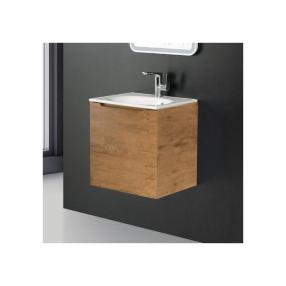 Тумба подвесная с раковиной BelBagno ETNA-600-1C-SO-RN-P 60 см, Rovere Nature, Цвет фасада: Rovere Nature - 5 Тумба подвесная с раковиной BelBagno ETNA-600-1C-SO-RN-P 60 см, Rovere Nature, Цвет фасада: Rovere Nature фото 5