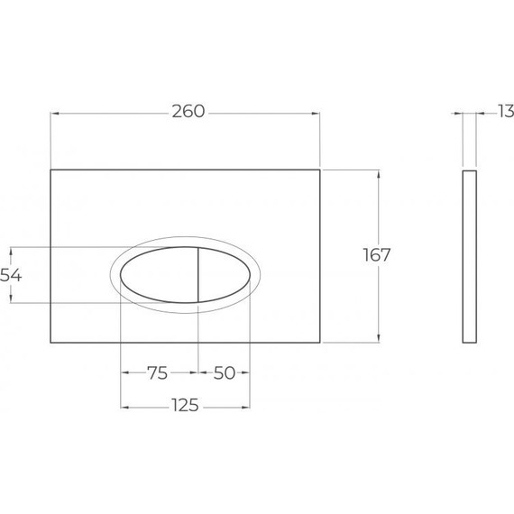 Кнопка смыва BelBagno BB052BL, белый глянцевый - 2 Кнопка смыва BelBagno BB052BL, белый глянцевый фото 2