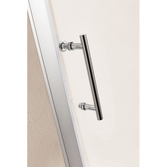 Душевое ограждение Cezares 100х100 см ECO-O-A-2-100-C-Cr, хром/прозрачное фото 2