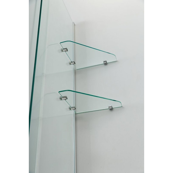 Шторка для ванны Cezares 80 см STREAM-VFS-11-80/150-C-Cr (стекло 8 мм), хром/прозрачное фото 2