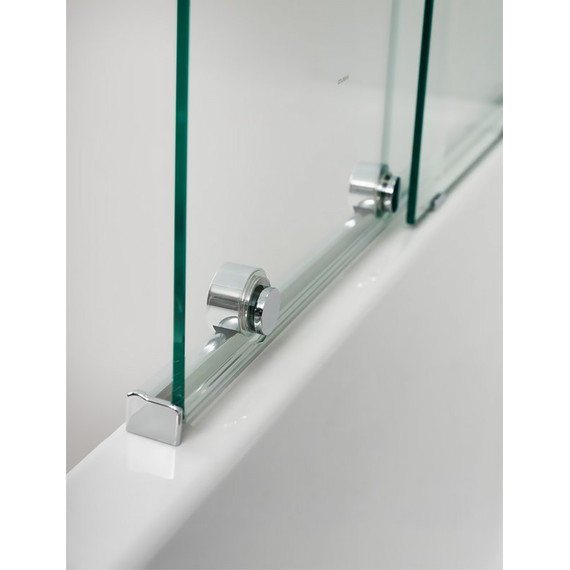 Шторка для ванны Cezares 100 см STREAM-VFS-11-100/150-C-Cr (стекло 8 мм), хром/прозрачное - 3 Шторка для ванны Cezares 100 см STREAM-VFS-11-100/150-C-Cr (стекло 8 мм), хром/прозрачное фото 3