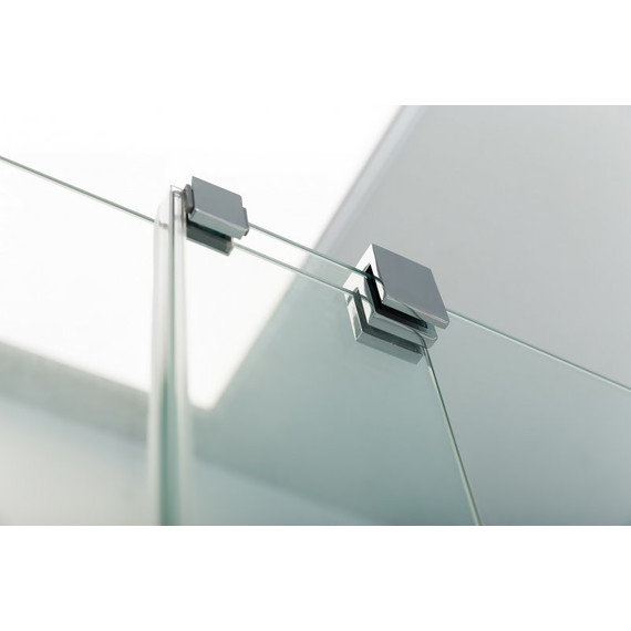 Шторка для ванны Cezares 80 см STREAM-VFS-11-80/150-C-Cr (стекло 8 мм), хром/прозрачное фото 7