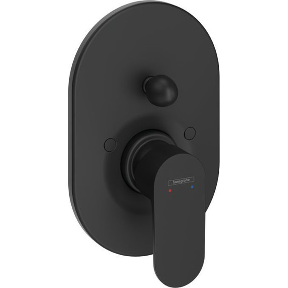 Смеситель для ванны Hansgrohe Rebris S 72449670, черный матовый фото 